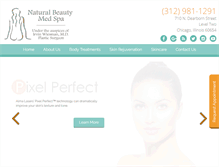 Tablet Screenshot of naturalbeautymedspa.com